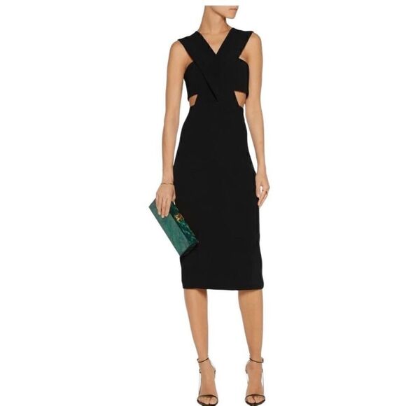 Cushnie Et Ochs
Sleeveless Cutout Midi Dress Black size 0 - Picture 1 of 12